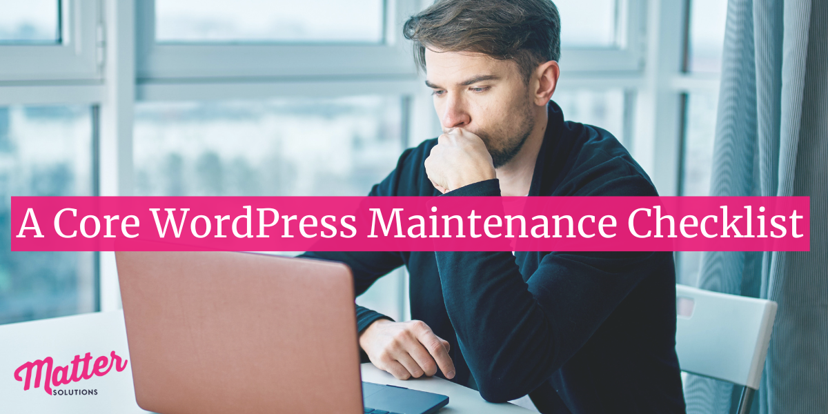 WordPress Maintenance Plans