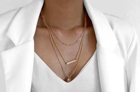 Everyday Chic Styling with a Gold Necklace in Brampton, ON