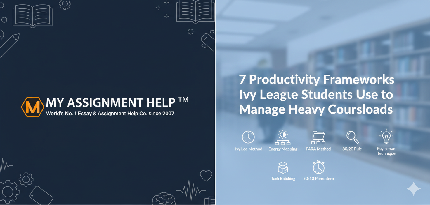 7 Productivity Frameworks Ivy League Students Use to Manage Heavy Courseload