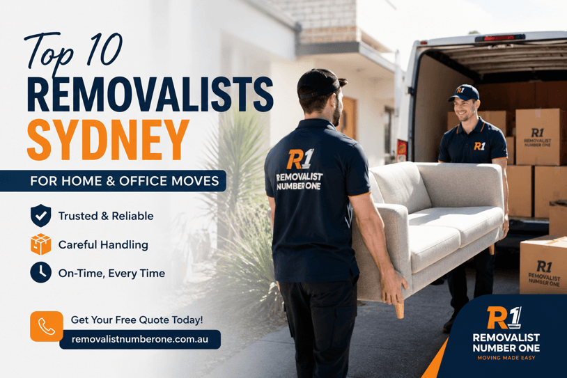Top 10 Removalists Sydney for Stress-Free Home and Office Relocations