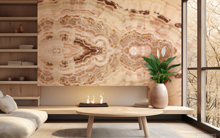Onyx Stone Slabs: The Translucent Material Creating Backlit Art in Modern Homes